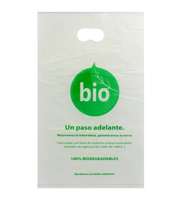 Die Cut Compostable Shopping Bag with Handle