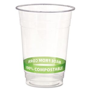 Disposable Compostable Plastic Clear Cold Cup