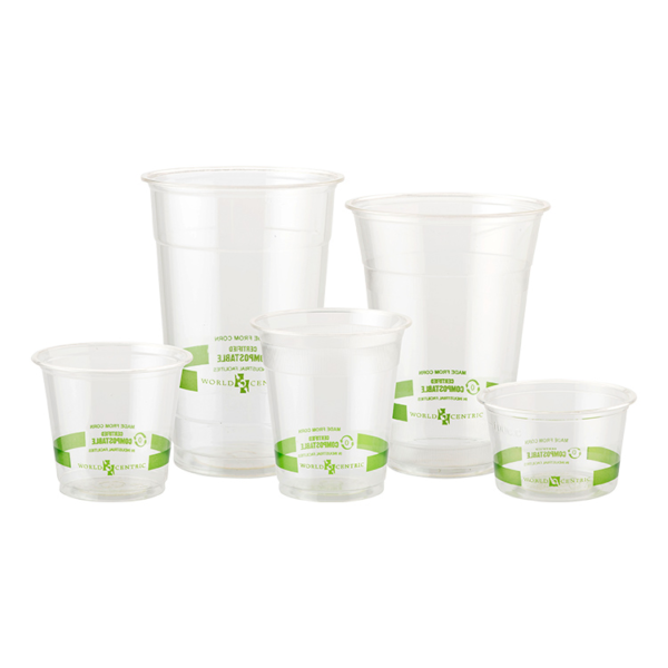 Disposable Compostable Plastic Clear Cold Cup