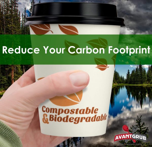 Eco Compostable Paper Hot Coffee Cups
